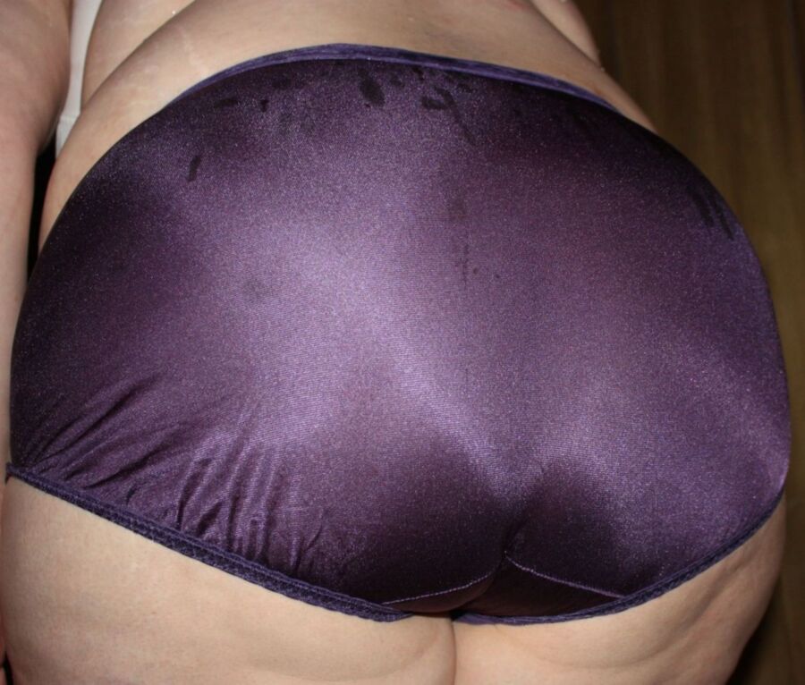 Free porn pics of Purple Silky Panties 8 of 45 pics