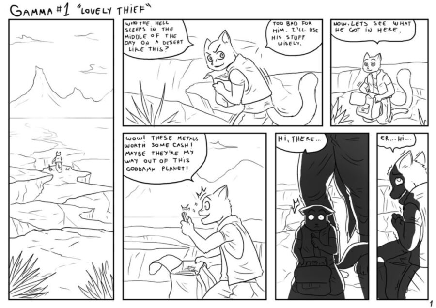 Free porn pics of Furry gay Comic - Loverly Thief 1 of 13 pics