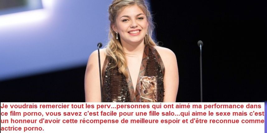 Free porn pics of Captions of Louane Emera (in French) 4 of 5 pics