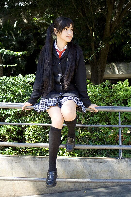 Toys first time outdoor schoolgirl