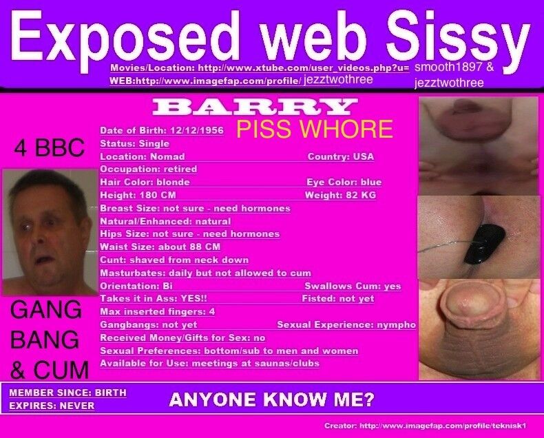 Free porn pics of Barry sissy badges 15 of 25 pics