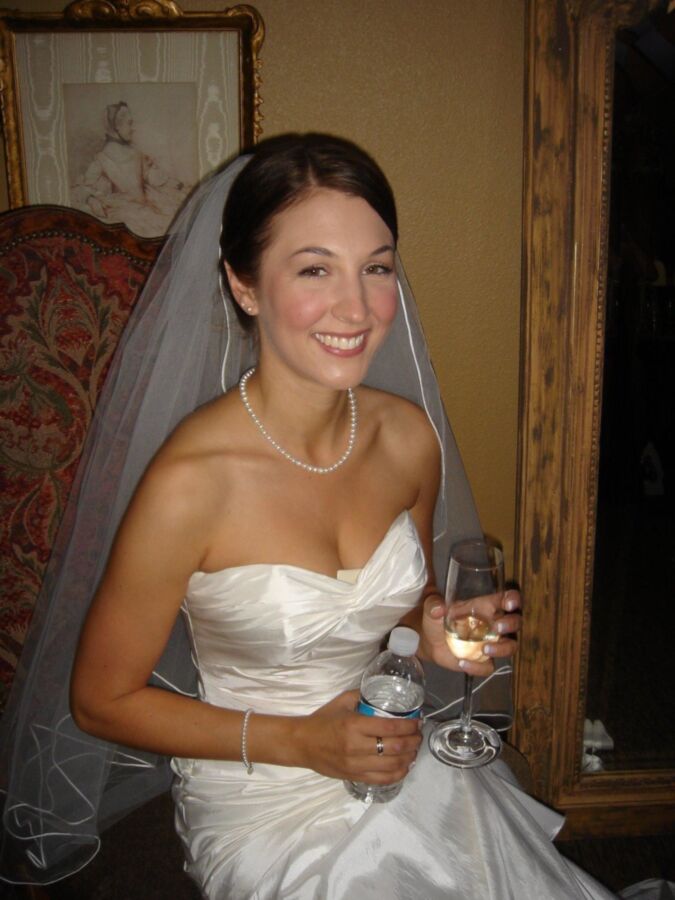 Free porn pics of prim and proper bride: what do you think of her?  18 of 21 pics