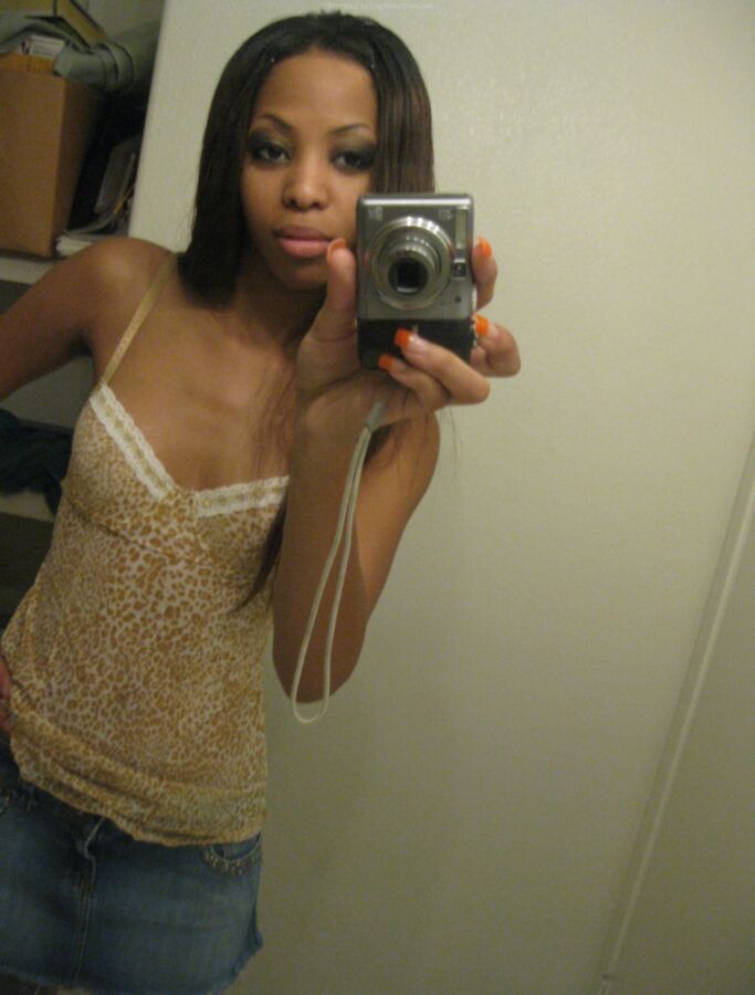 Free porn pics of Ebony Hottie Strips and Takes Selfies 1 of 40 pics