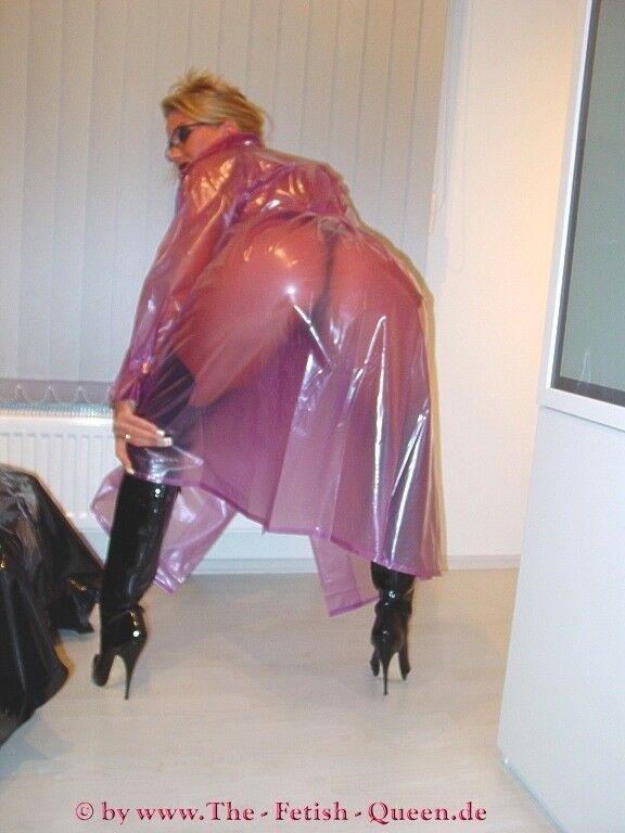 Free porn pics of fetish queen in transparent raincoat 9 of 40 pics