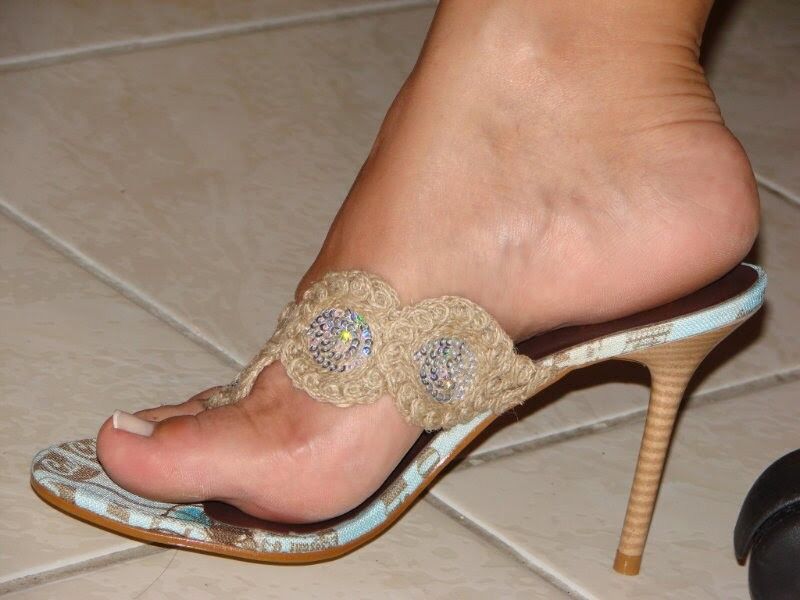 Free porn pics of Indian-Style High Heel Thongs 23 of 32 pics