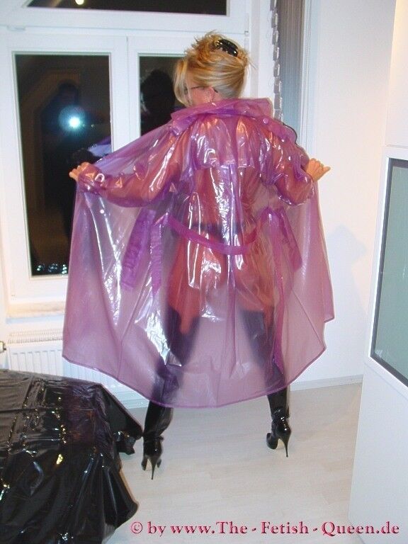 Free porn pics of fetish queen in transparent raincoat 7 of 40 pics