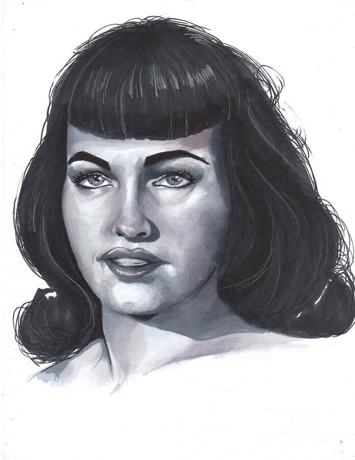 Free porn pics of Bettie Page Art 14 of 87 pics