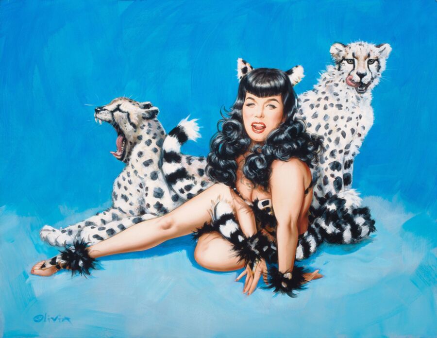 Free porn pics of Bettie Page Art 6 of 87 pics