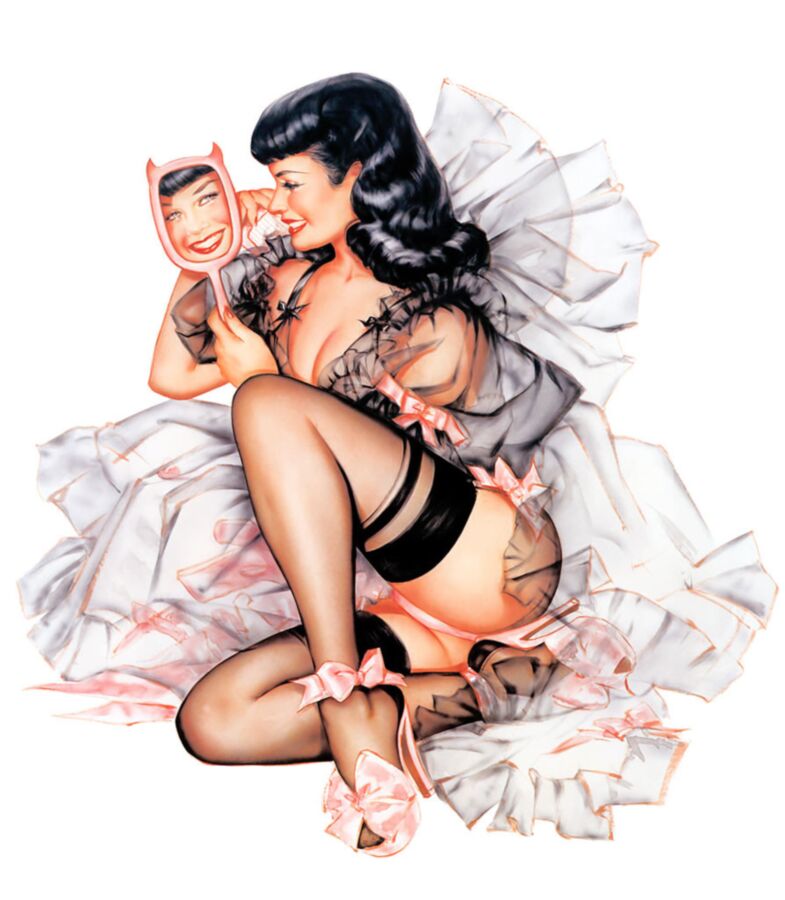 Free porn pics of Bettie Page Art 4 of 87 pics