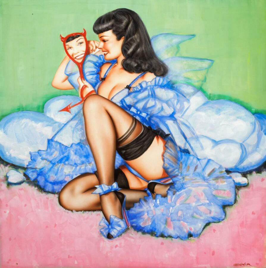 Free porn pics of Bettie Page Art 12 of 87 pics