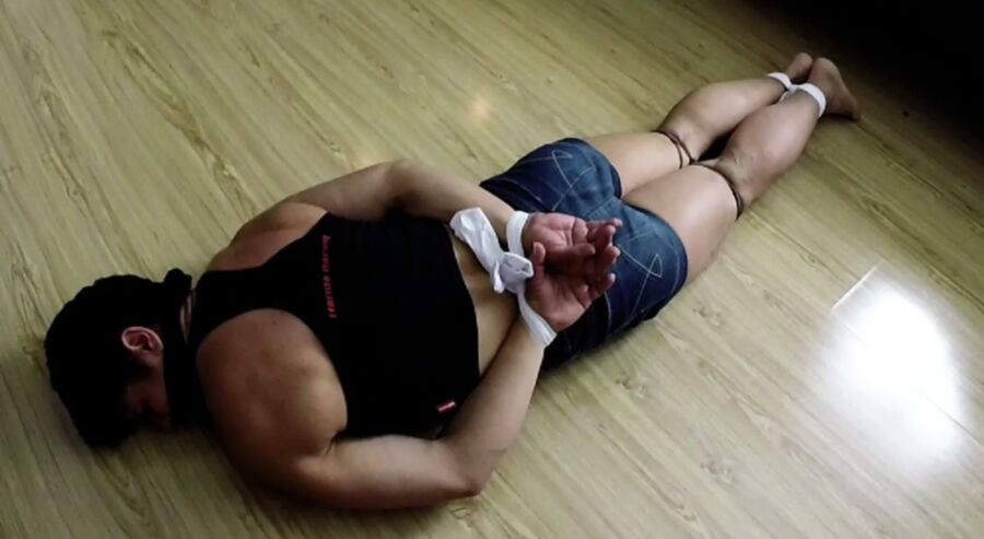 Free porn pics of Wrestler Sasha bound and gagged. 7 of 30 pics