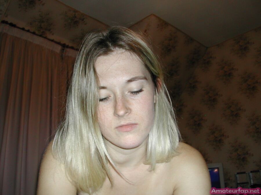 Free porn pics of Big Tits Blonde Sucks Her Male Cock 24 of 40 pics