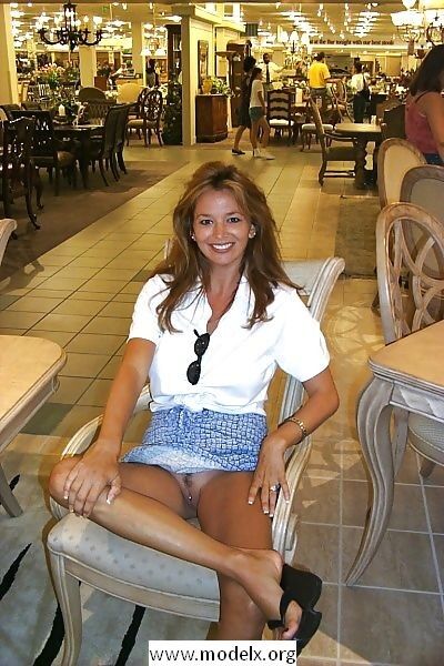 Free porn pics of Pics of Amateur Girls Flashing in public stores 13 of 28 pics