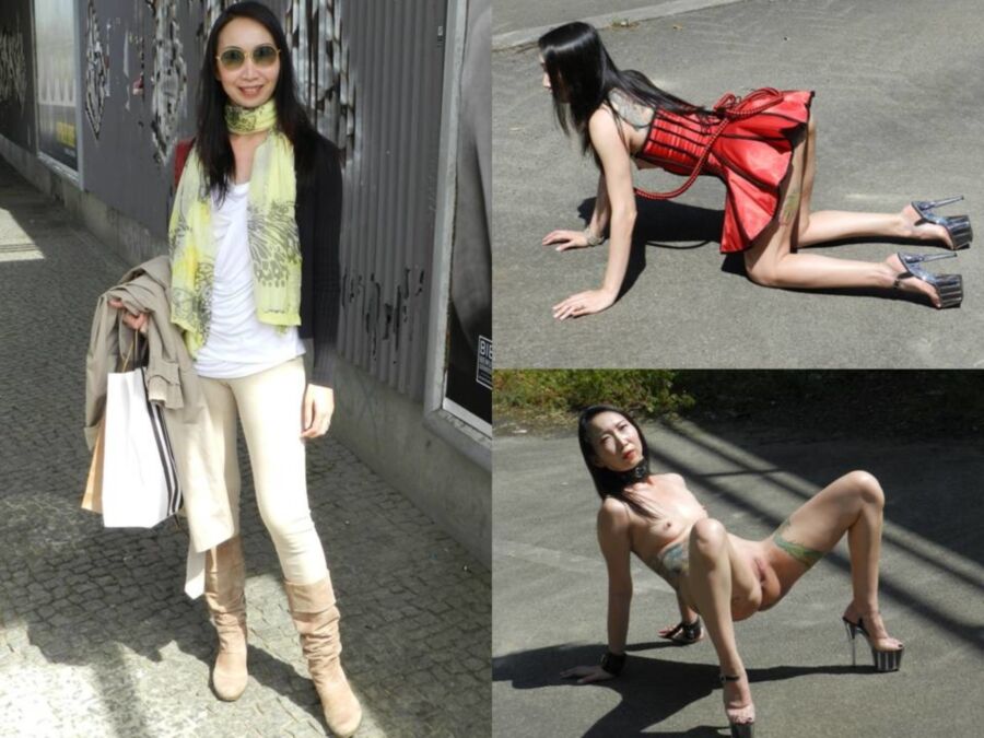 Free porn pics of Drecksau Zhi - Elegante Lady und perverse Sau  12 of 14 pics