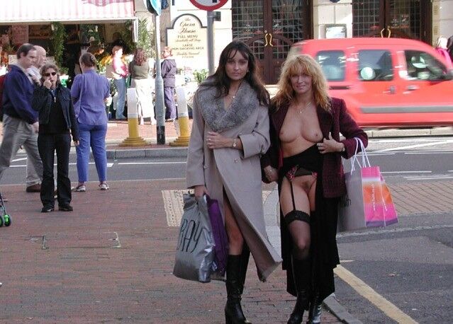 Free porn pics of Kim and Michelle - Shopping 12 of 13 pics