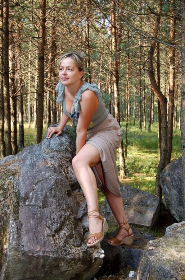 Free porn pics of Chubby Mature Strips in the Woods 3 of 64 pics