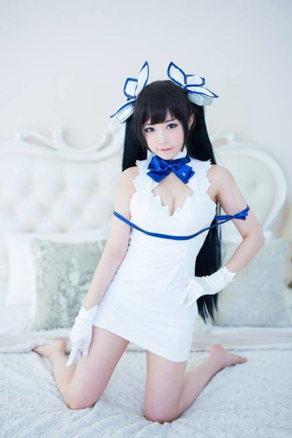 Free porn pics of asian girl Cosplay Hestia 13 of 22 pics