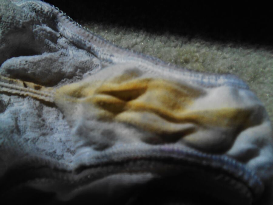 Free porn pics of Wifes Soiled Panties 13 of 14 pics