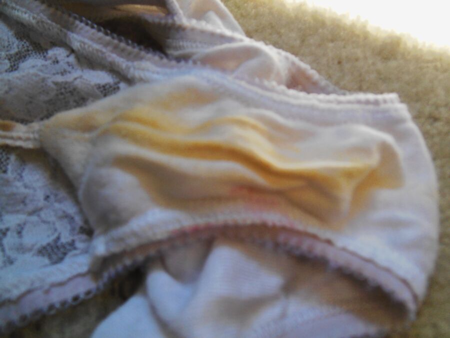 Free porn pics of Wifes Soiled Panties 10 of 14 pics
