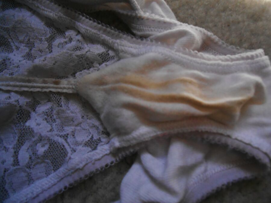 Free porn pics of Wifes Soiled Panties 9 of 14 pics