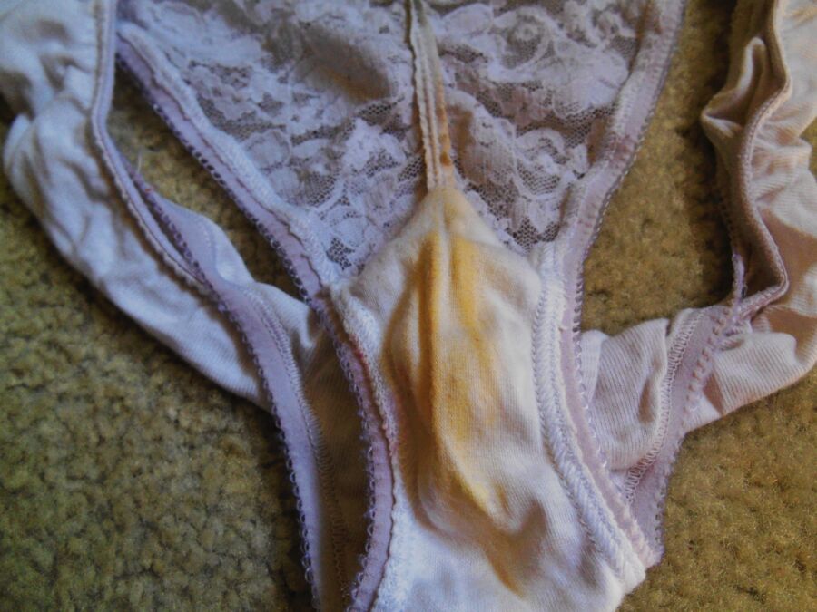 Free porn pics of Wifes Soiled Panties 11 of 14 pics