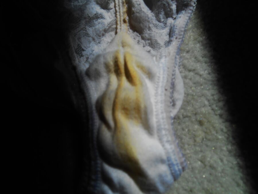 Free porn pics of Wifes Soiled Panties 12 of 14 pics