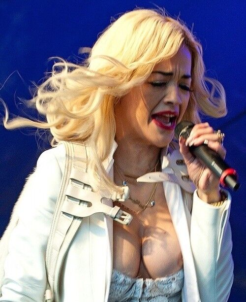 Free porn pics of Rita Ora upskrit nipples camel toe 3 of 76 pics
