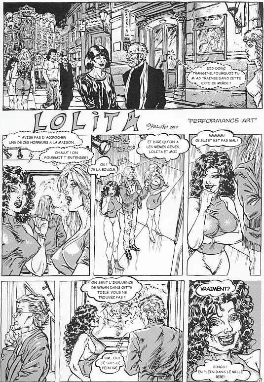Free porn pics of Lolita performance art (French) 1 of 14 pics