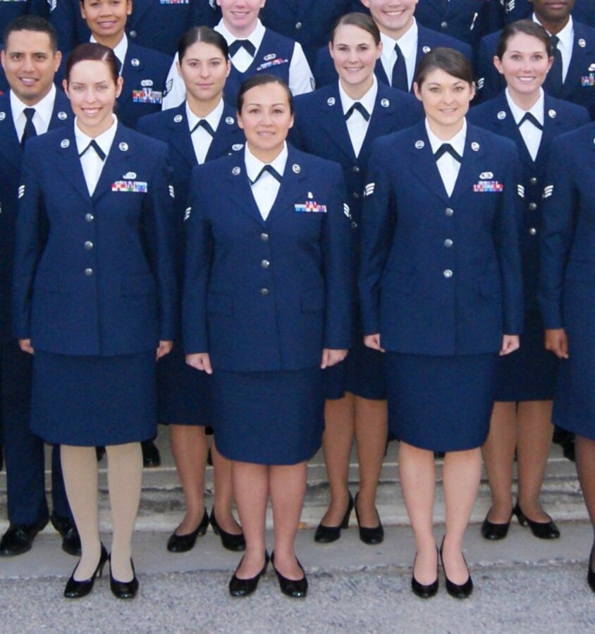 Free porn pics of Women in Uniform USAF 17 of 50 pics