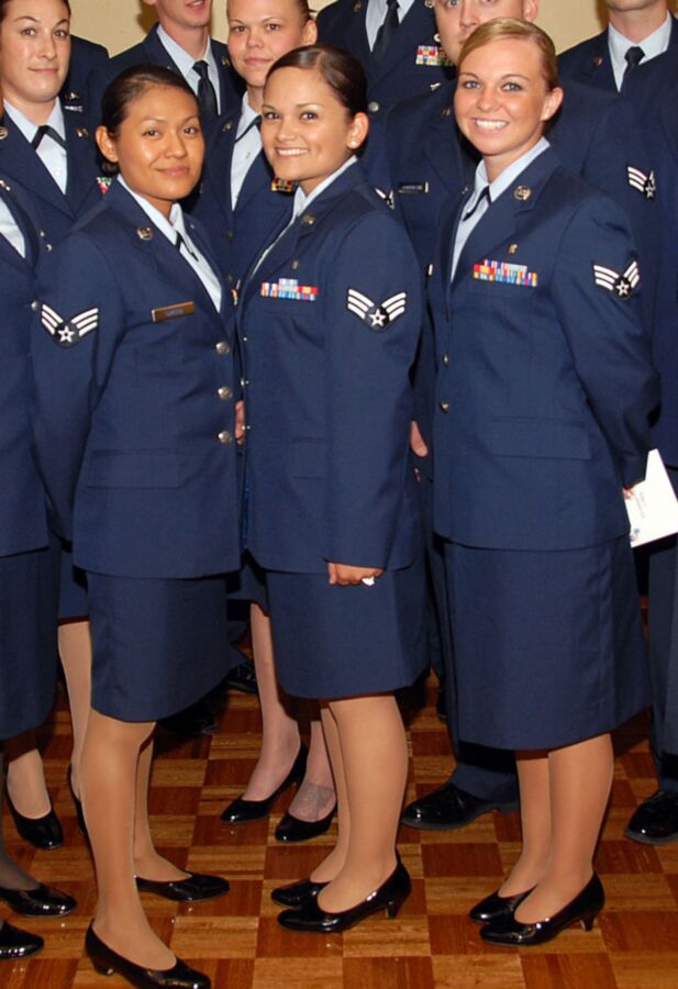 Free porn pics of Women in Uniform USAF 20 of 50 pics