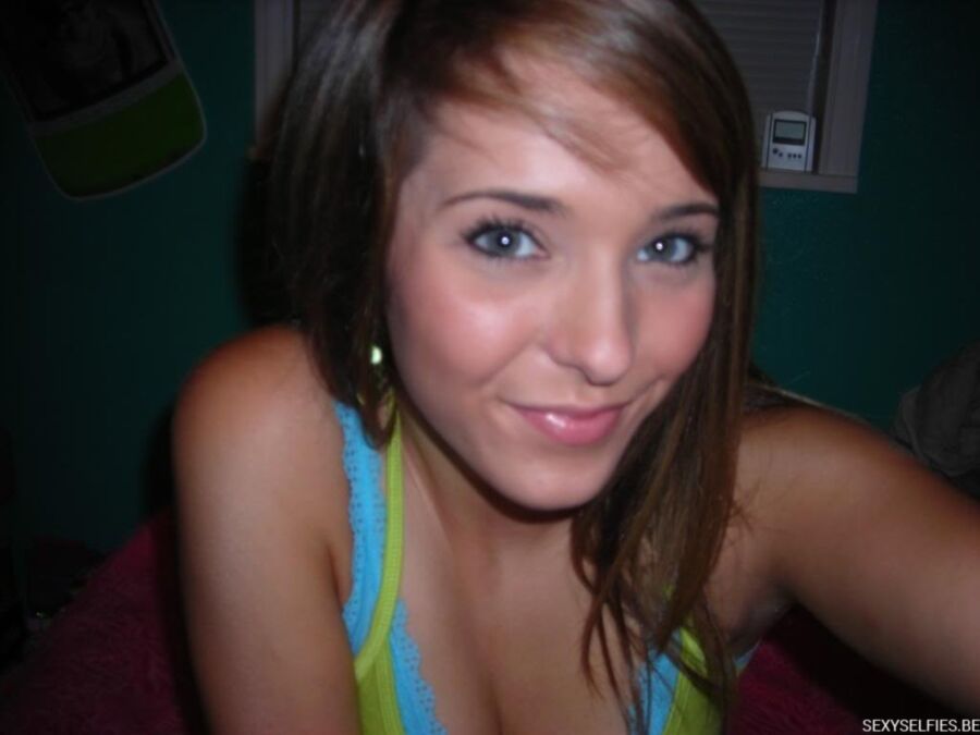 Free porn pics of Blonde college girl bedroom Self Shots 19 of 84 pics