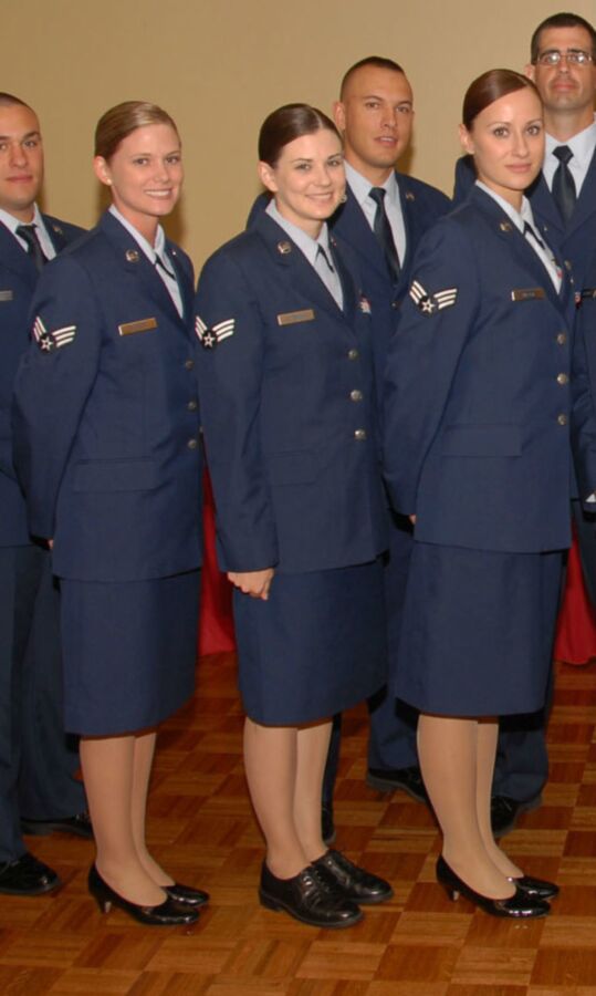 Free porn pics of Women in Uniform USAF 19 of 50 pics