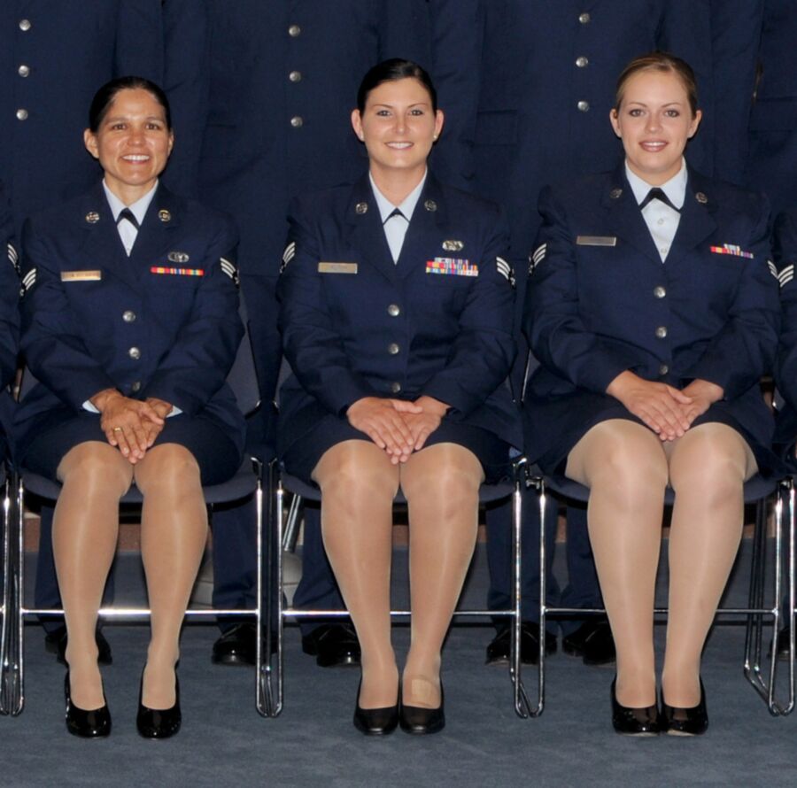 Free porn pics of Women in Uniform USAF 7 of 50 pics