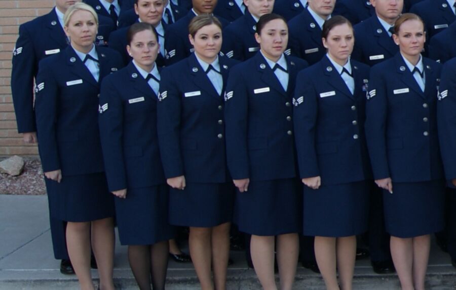 Free porn pics of Women in Uniform USAF 14 of 50 pics