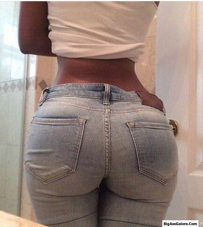 Free porn pics of Big Booty Phatty In Tight Jeans 6 of 15 pics