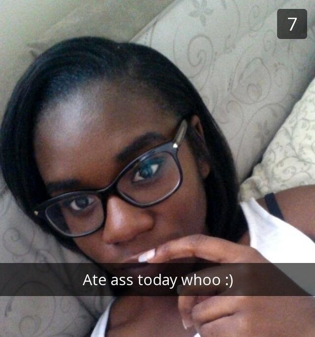 Snapchat ebony gagging mtf
