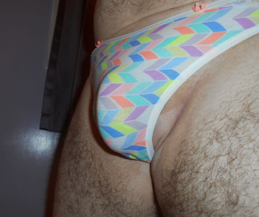 Free porn pics of In The Wifes Colorful Panties 6 of 10 pics