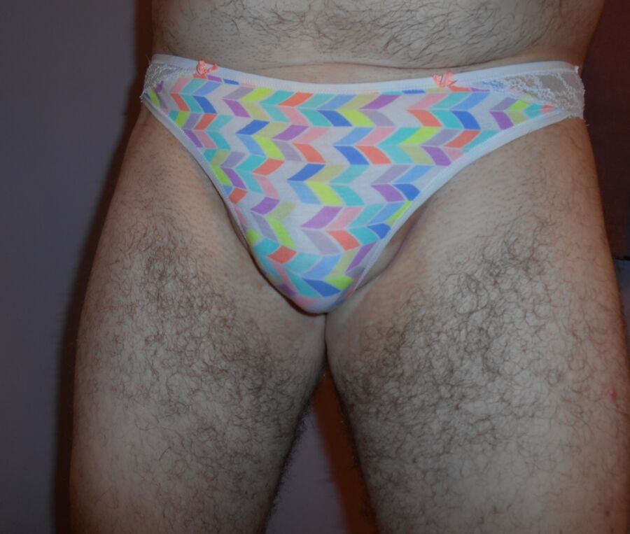 Free porn pics of In The Wifes Colorful Panties 1 of 10 pics