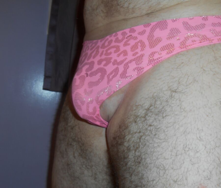 Free porn pics of Wearing Wifes Pink Panties 2 of 15 pics