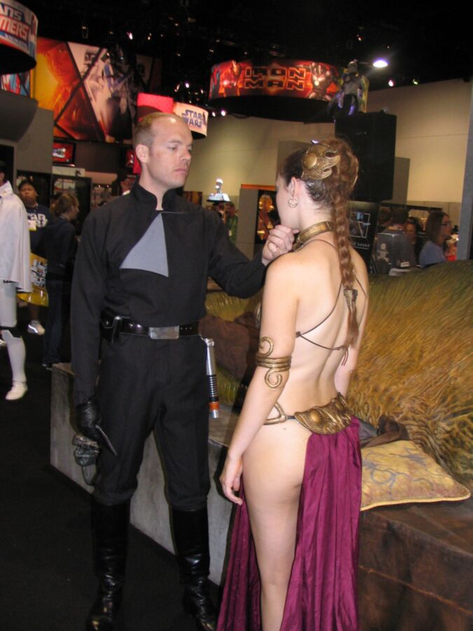 Free porn pics of Slave Leia cosplay 23 of 30 pics
