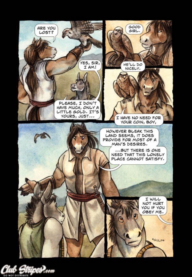 Free porn pics of Furry Gay Comic - Steppe in the right direction 3 of 10 pics