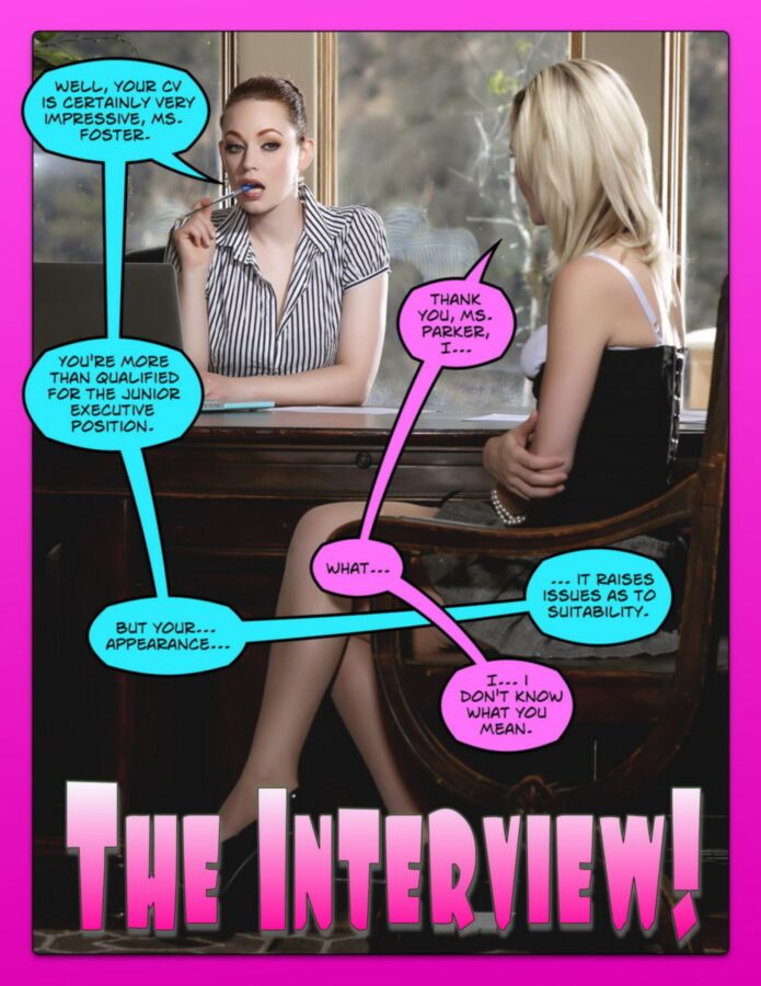 Free porn pics of The Interview (a cartoon story) 1 of 12 pics