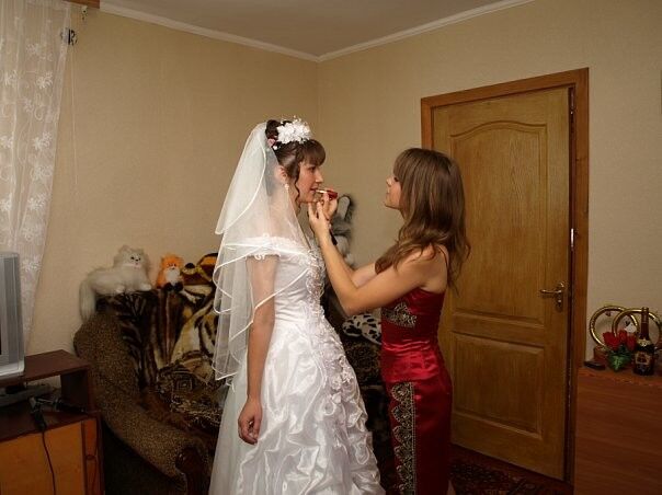 Free porn pics of Olya and her wedding 8 of 28 pics