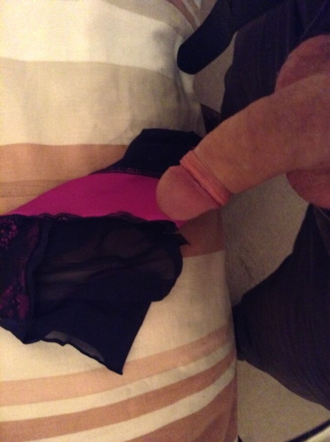 Big cock butt wanking panties