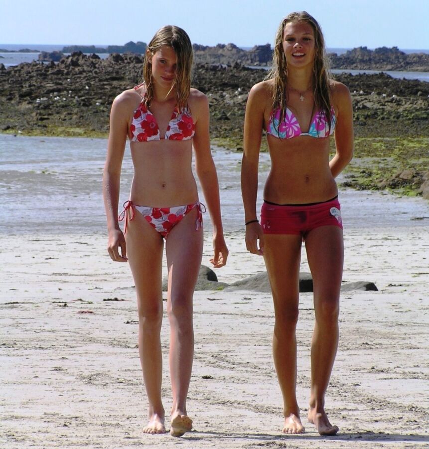 Free porn pics of Bikini Teeny-Duos 13 of 34 pics