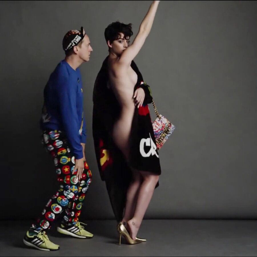 Free porn pics of Katy Perry - Sexy Short Video From Moschino Shoot 4 of 4 pics