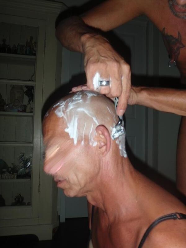 Free porn pics of lingeriesletje head shaving 10 of 146 pics