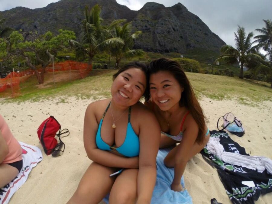 Wife asian bikini POV