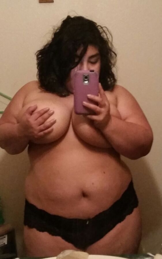 Free porn pics of Chubby nerd is proud of her massive titties 11 of 55 pics