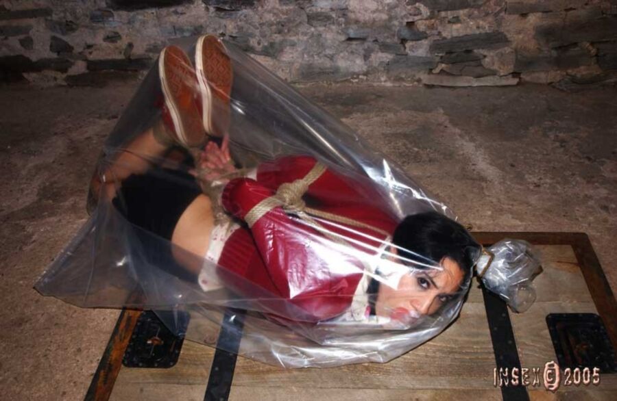 Free porn pics of Insex - schoolgirl tied and packed to polythene 8 of 303 pics
